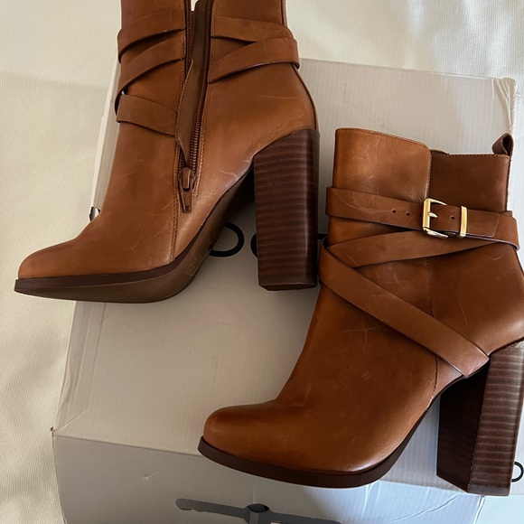 ALDO Leather Ankle Boots - High Heel, Size US 6 - Picture 3 of 7